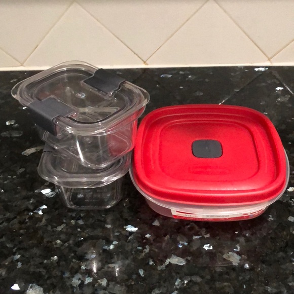 Rubbermaid Kitchen New Rubbermaid Food Travel Plastic Containers 3 Poshmark